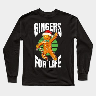 Christmas Santa Claus Gingers for life Long Sleeve T-Shirt